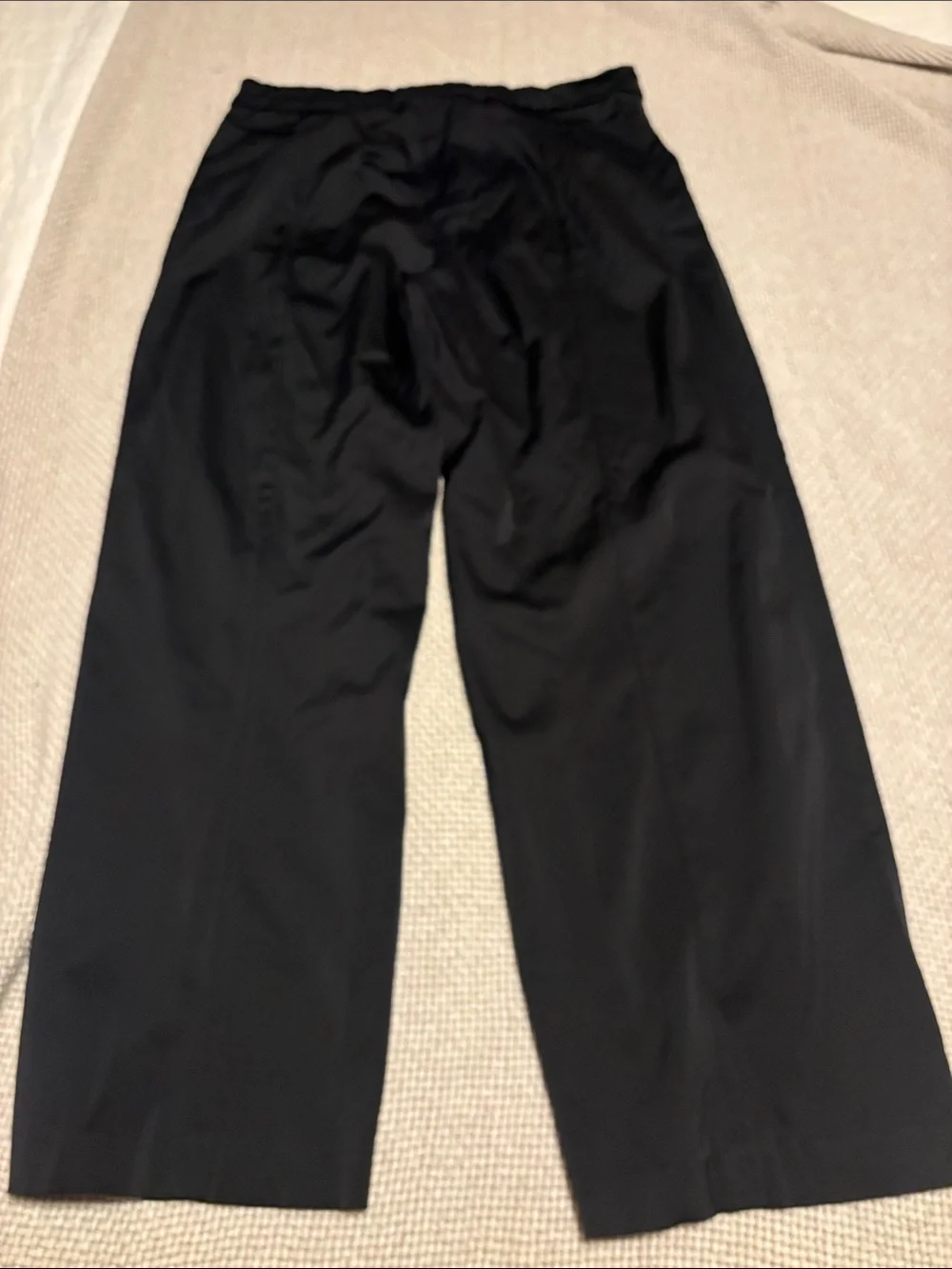 Eileen Fisher Black Wide-Leg Pants - Picture 2 of 5